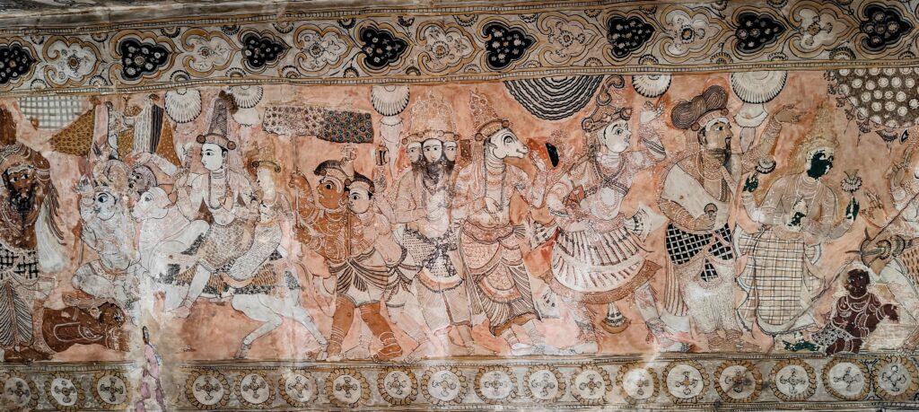 Shri Veerabhadra Temple - Mural Painting